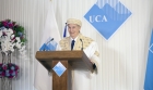 Hazar Imam with Princess Zahra, Prince Rahim, Prince Amyn and Prince Hussain at the UCA Convocation   2021-06-19